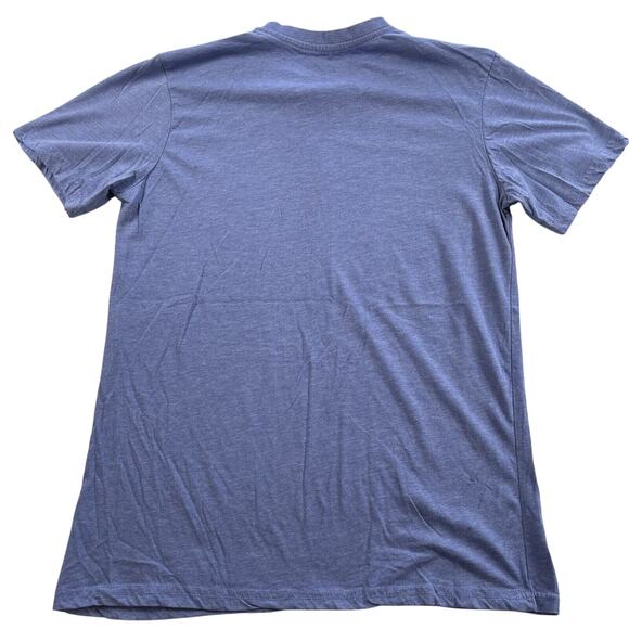 Home of the Brave T-shirt Mens Large Blue American Flag Graphic Short Sleeve - Picture 3 of 11